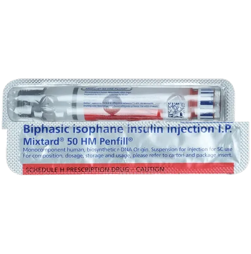 mixtard 50/50 penfill 3 ml